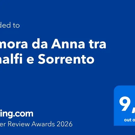 Dimora Da Anna Tra Amalfi E Sorrento Апартаменты